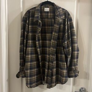 Classic Plaid Men's Shirt Jacket